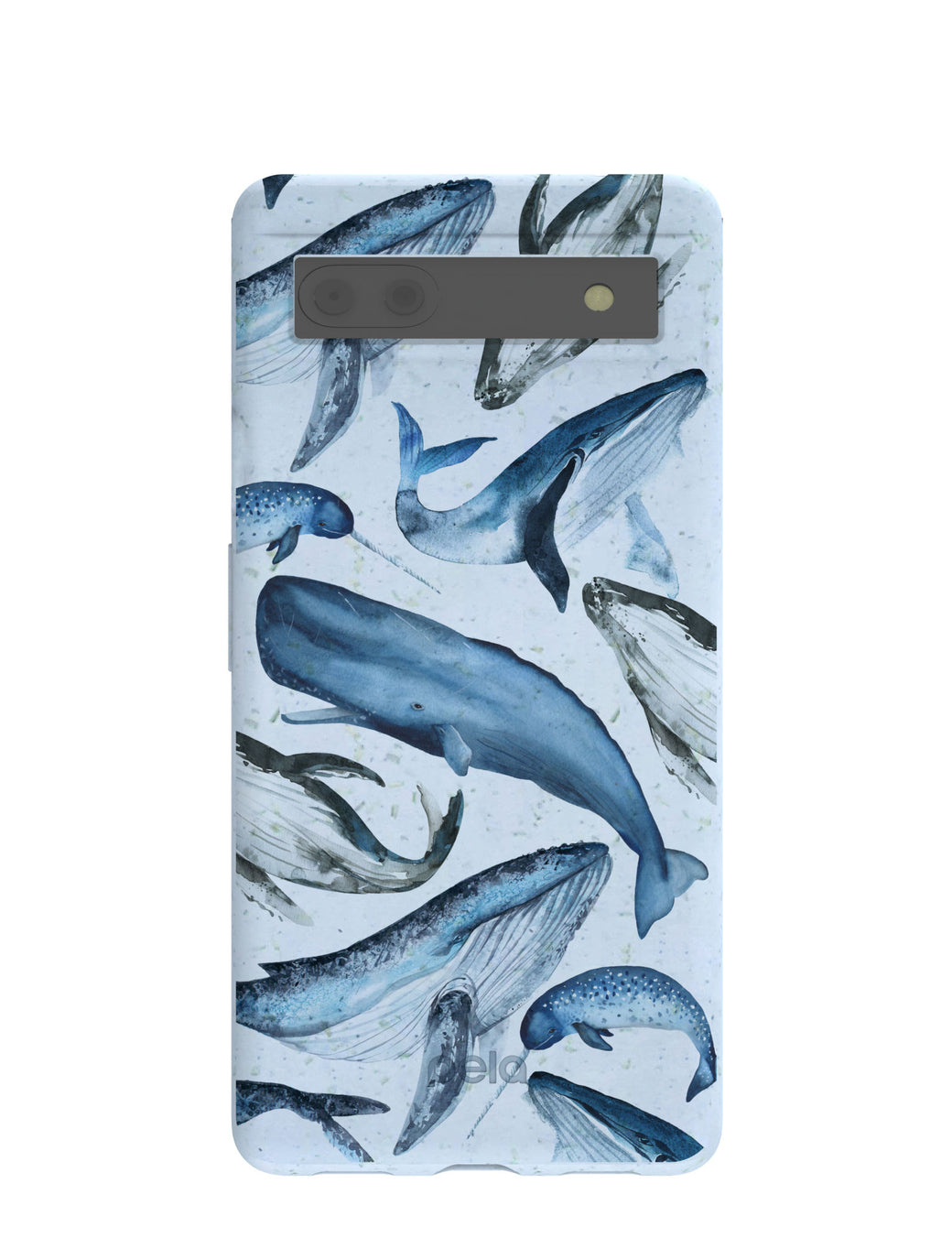 Powder Blue Whales Google Pixel 6a Case
