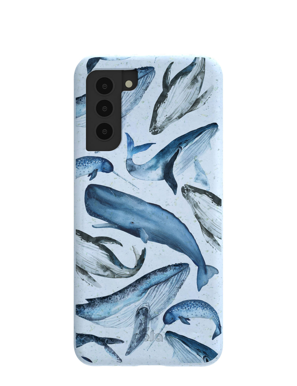 Powder Blue Whales Samsung Galaxy S21 Case