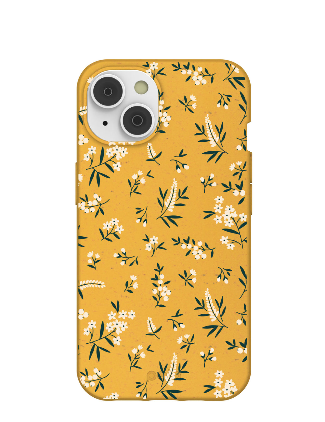 Honey White Posies iPhone 14 Case with MagSafe Module