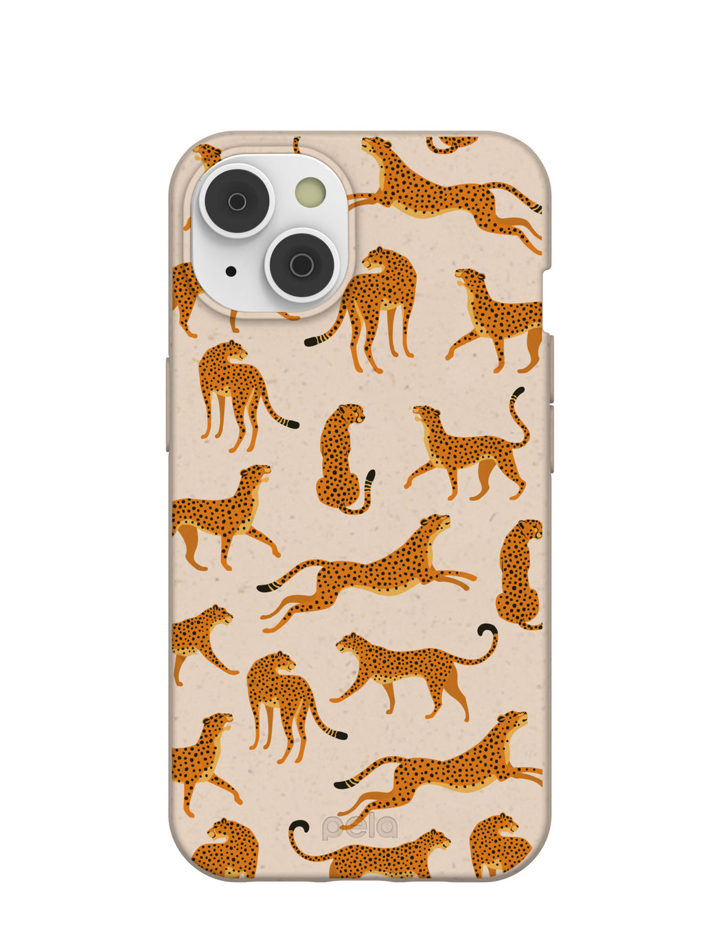 Seashell Wild Cats iPhone 14 Case with MagSafe Module