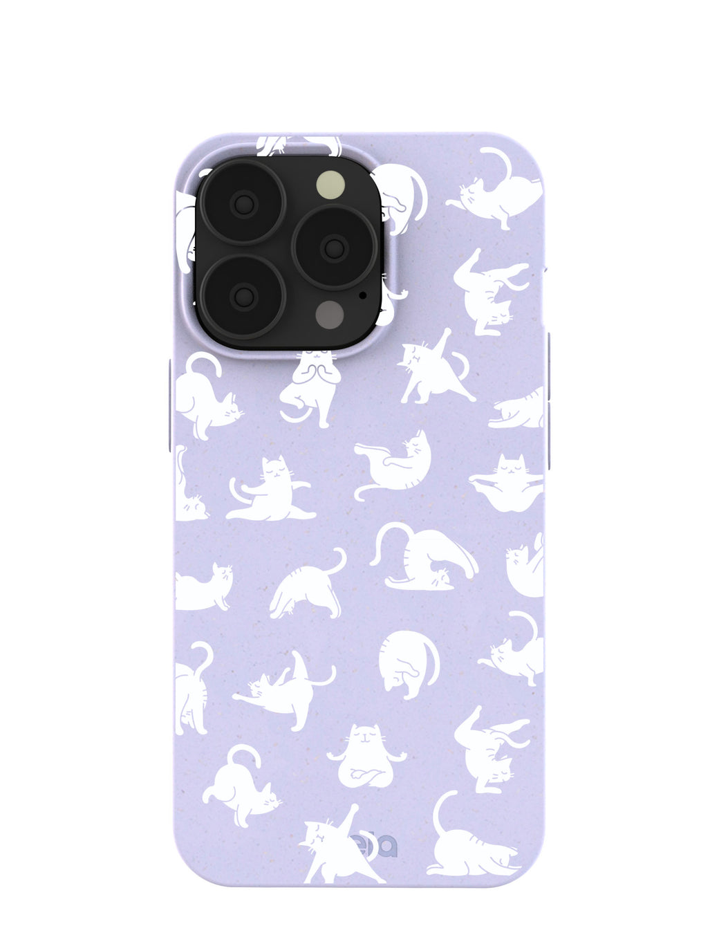 Lavender Yoga Cat iPhone 13 Pro Case