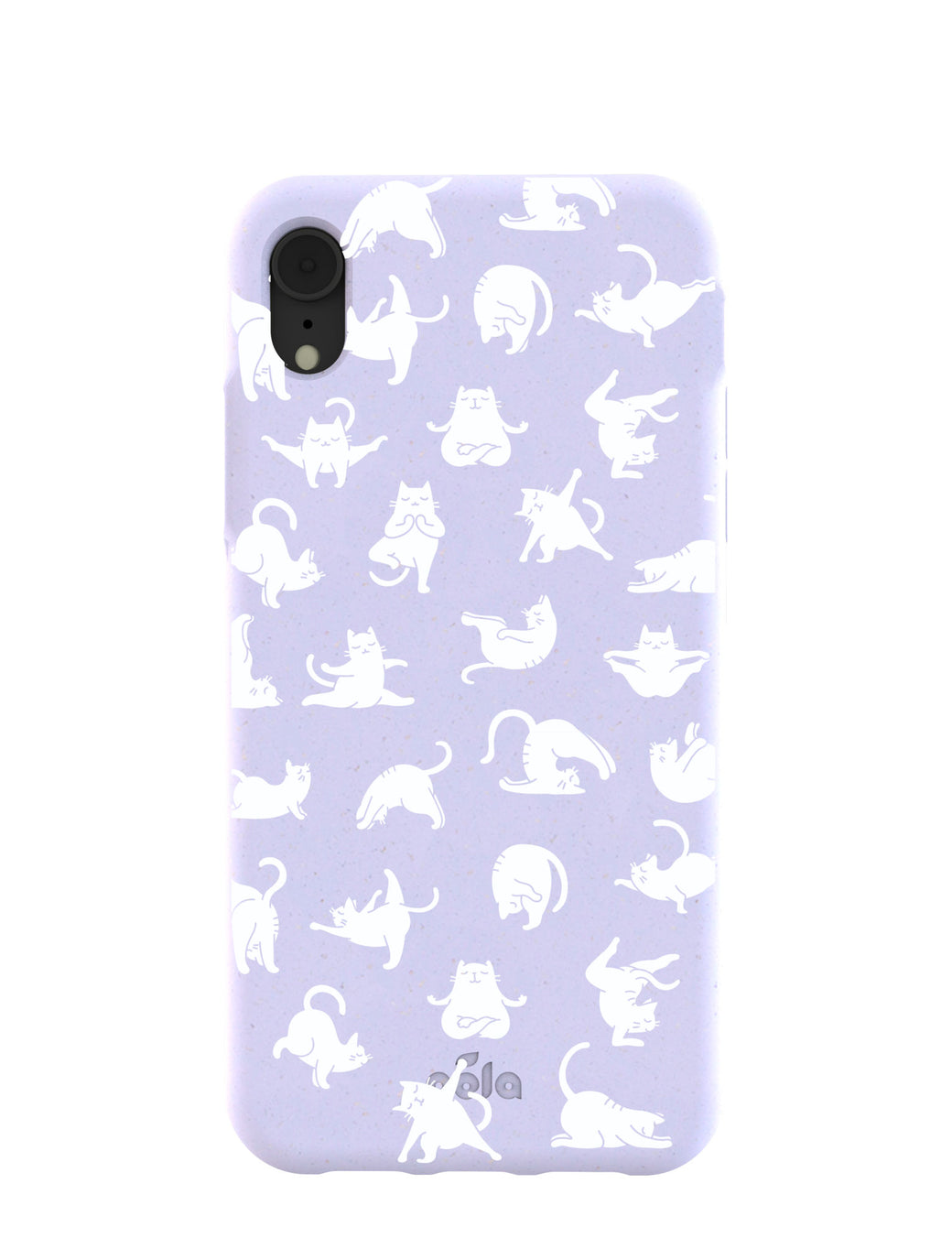 Lavender Yoga Cat iPhone XR Case